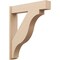 Ekena Millwork 7 1/2-in W x 36-in D x 42-in H Funston Block Rough Cedar Woodgrain TimberThane Outlooker, Primed Tan OUTUR075X36X42FST44RCPR - alternate 1
